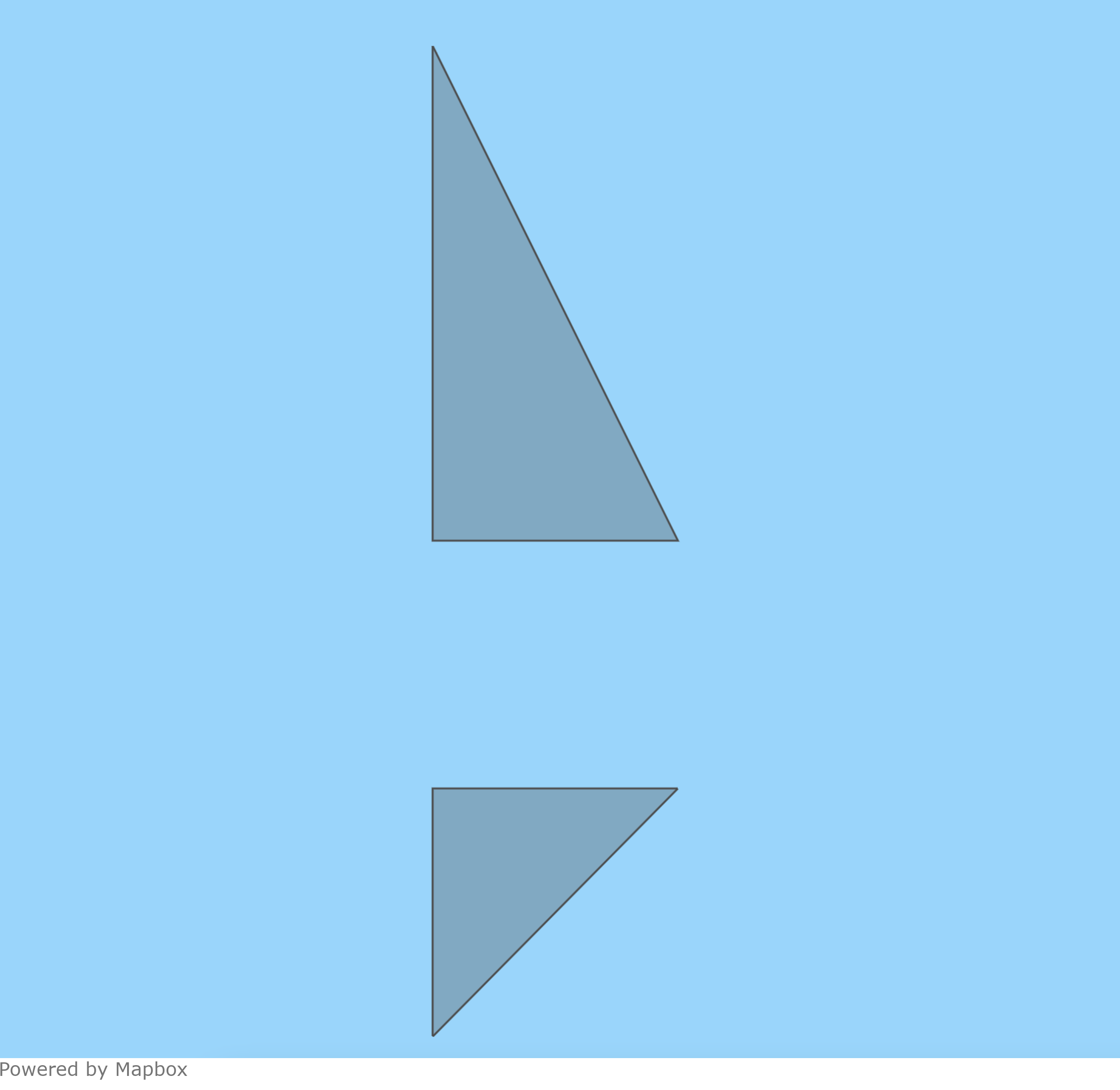 The same Polygon split into two with the degenerate part removed.