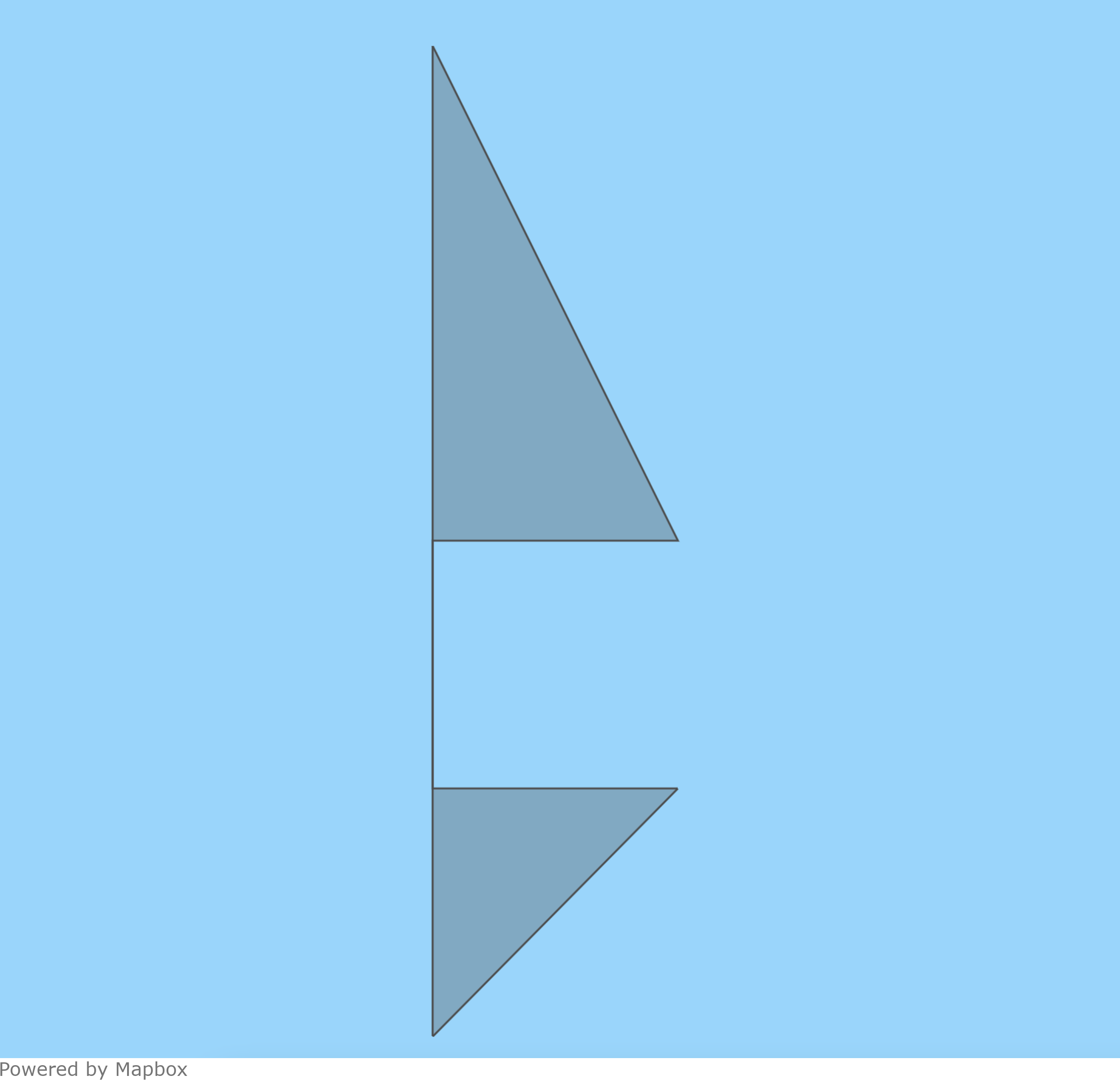 A Polygon with a part that has no area.